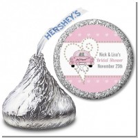 Just Married - Hershey Kiss Bridal Shower Sticker Labels