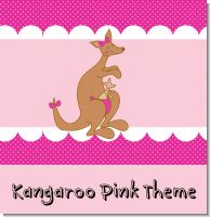 Pink Kangaroo Baby Shower Theme