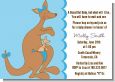 Kangaroo Blue - Baby Shower Invitations thumbnail