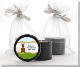Kangaroo - Baby Shower Black Candle Tin Favors