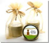 Kangaroo - Baby Shower Gold Tin Candle Favors