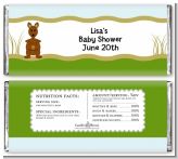 Kangaroo - Personalized Baby Shower Candy Bar Wrappers