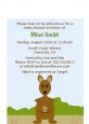 Kangaroo - Baby Shower Petite Invitations thumbnail