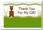 Kangaroo - Baby Shower Thank You Cards