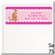 Kangaroo Pink - Baby Shower Return Address Labels thumbnail