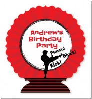 Karate Kid - Personalized Birthday Party Centerpiece Stand