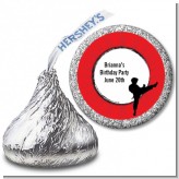 Karate Kid - Hershey Kiss Birthday Party Sticker Labels