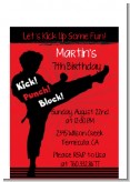 Karate Kid - Birthday Party Petite Invitations