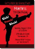 Karate Kid - Birthday Party Invitations