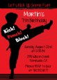 Karate Kid - Birthday Party Invitations thumbnail