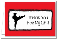 Karate Kid - Birthday Party Thank You Cards