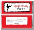 Karate Kid - Personalized Birthday Party Candy Bar Wrappers thumbnail