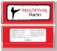 Karate Kid - Personalized Birthday Party Candy Bar Wrappers thumbnail
