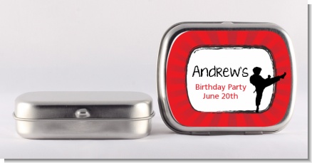 Karate Kid - Personalized Birthday Party Mint Tins