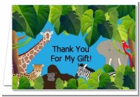 King of the Jungle Safari - Baby Shower Thank You Cards