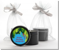 King of the Jungle Safari - Baby Shower Black Candle Tin Favors