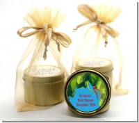 King of the Jungle Safari - Baby Shower Gold Tin Candle Favors