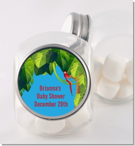 King of the Jungle Safari - Personalized Baby Shower Candy Jar