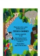 King of the Jungle Safari - Baby Shower Petite Invitations thumbnail