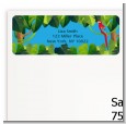 King of the Jungle Safari - Baby Shower Return Address Labels thumbnail