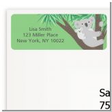 Koala Bear - Baby Shower Return Address Labels