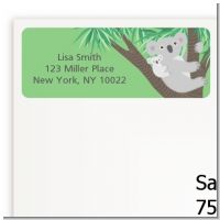 Koala Bear - Baby Shower Return Address Labels