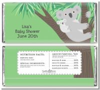 Koala Bear - Personalized Baby Shower Candy Bar Wrappers