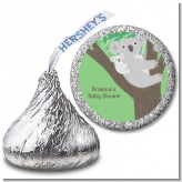 Koala Bear - Hershey Kiss Baby Shower Sticker Labels