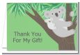 Koala Bear - Baby Shower Thank You Cards thumbnail