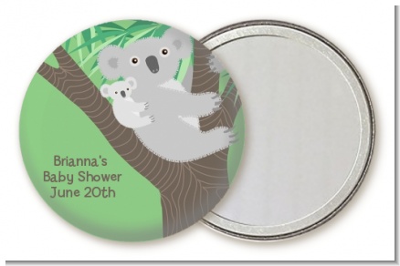 Koala Bear - Personalized Baby Shower Pocket Mirror Favors