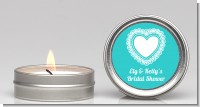 Lace of Hearts - Bridal Shower Candle Favors