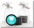 Lace of Hearts - Bridal Shower Black Candle Tin Favors thumbnail