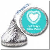 Lace of Hearts - Hershey Kiss Bridal Shower Sticker Labels