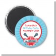 Lacrosse - Personalized Birthday Party Magnet Favors thumbnail