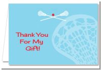 Lacrosse - Baby Shower Thank You Cards