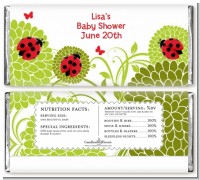 Ladybug - Personalized Baby Shower Candy Bar Wrappers