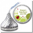 Ladybug - Hershey Kiss Baby Shower Sticker Labels thumbnail