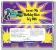 Laser Tag - Personalized Birthday Party Candy Bar Wrappers thumbnail