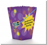 Laser Tag - Personalized Birthday Party Popcorn Boxes