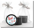 Last Sail Before The Veil - Bridal Shower Black Candle Tin Favors thumbnail