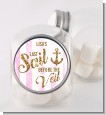 Last Sail Before The Veil Glitter - Personalized Bridal Shower Candy Jar thumbnail