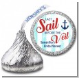 Last Sail Before The Veil - Hershey Kiss Bridal Shower Sticker Labels thumbnail