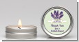 Lavender Flowers - Bridal Shower Candle Favors thumbnail