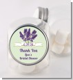 Lavender Flowers - Personalized Bridal Shower Candy Jar thumbnail