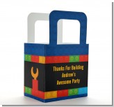 Building Blocks - Personalized Birthday Party Favor Boxes