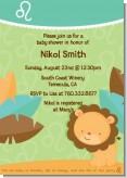 Lion | Leo Horoscope - Baby Shower Invitations