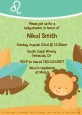 Lion | Leo Horoscope - Baby Shower Invitations thumbnail