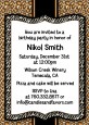 Leopard & Zebra Print - Birthday Party Invitations thumbnail