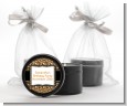 Leopard & Zebra Print - Birthday Party Black Candle Tin Favors thumbnail