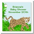 Leopard - Personalized Baby Shower Card Stock Favor Tags thumbnail
